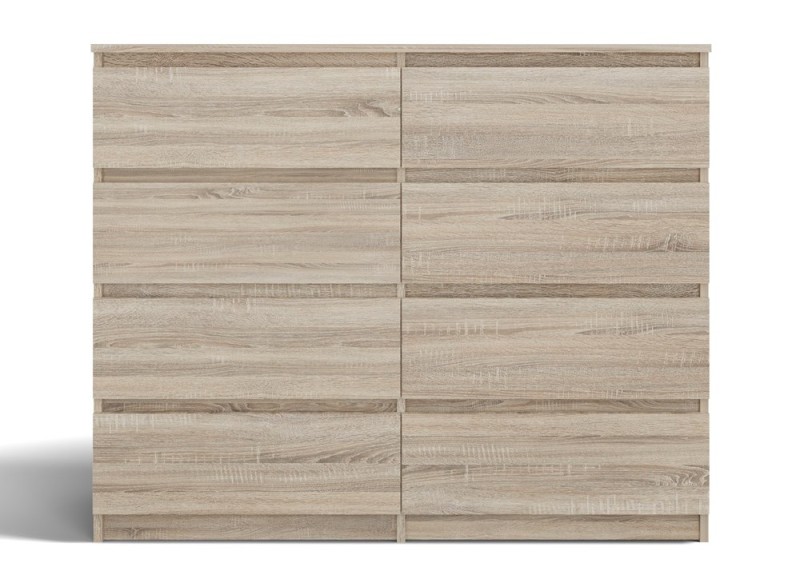 Komoda Malwa M8 120 cm z szufladami do salonu dąb sonoma