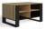 Stolik kawowy Modern 4P Slim prostokątny z półkami 90 cm dąb artisan/czarny