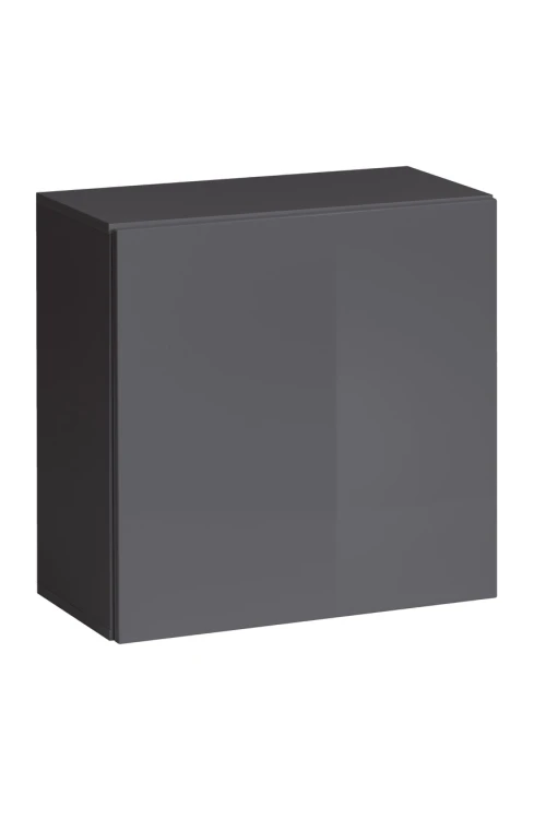 Korpus: grafit mat / Fronty: grafit wysoki połysk PVC