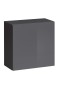 Korpus: grafit mat / Fronty: grafit wysoki połysk PVC