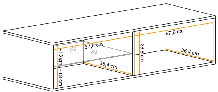 Szafka RTV Switch 4 z oświetleniem LED