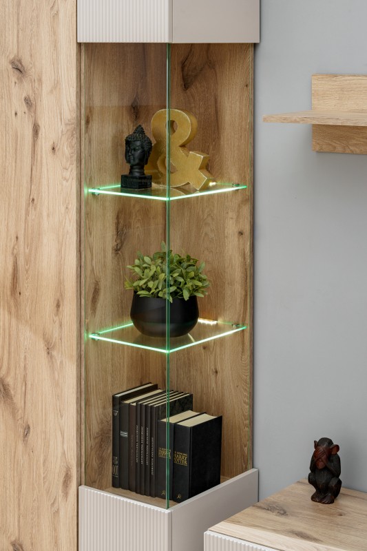 Witryna Catalina wysoka z oświetleniem LED