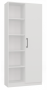 Regał biurowy Malwa RD-80 półotwarty nowoczesny 80 cm biały