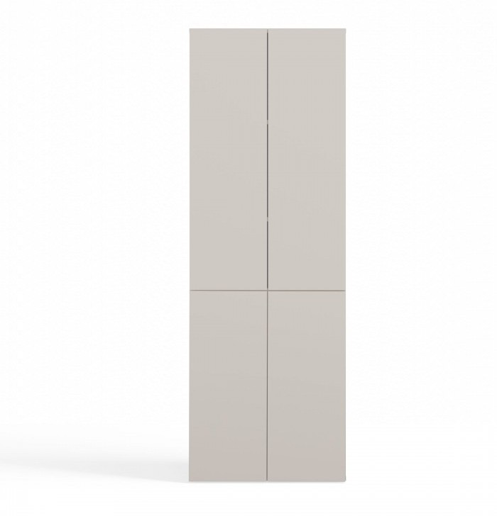 Szafka łazienkowa Nel DD-1K stojąca z koszem na pranie 60 cm kaszmir