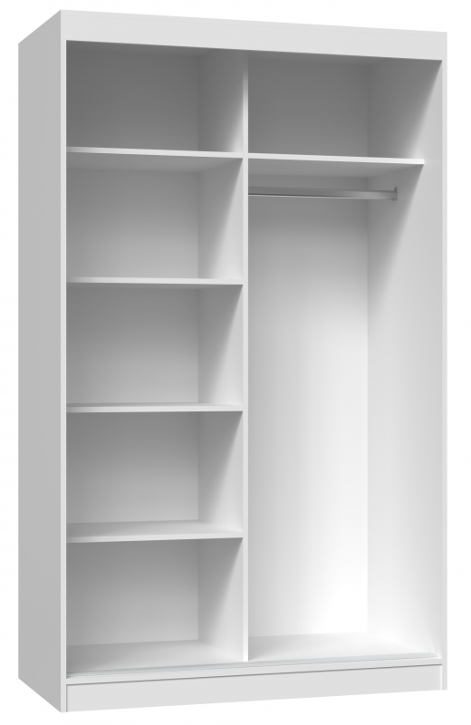 Szafa przesuwna Iga z lustrem do sypialni 120 cm dąb sonoma