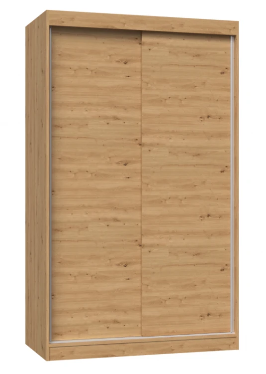 Szafa przesuwna Iga do sypialni 120 cm dąb artisan