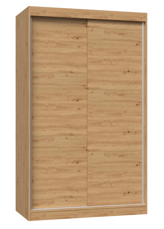 Szafa przesuwna Iga do sypialni 120 cm dąb artisan