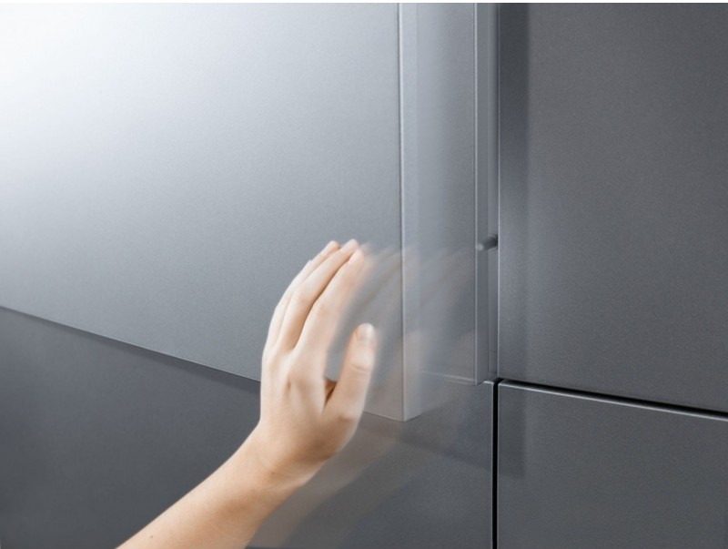 Szafa Malwa SD-90 dwudrzwiowa z półkami 90 cm antracyt/dąb artisan