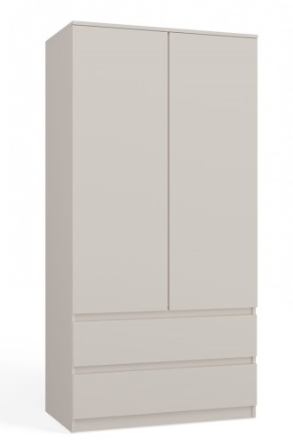 Szafa Malwa SS-90 dwudrzwiowa z szufladami 90 cm kaszmir