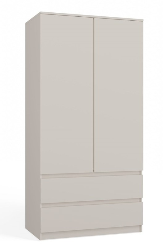 Szafa Malwa SS-90 dwudrzwiowa z szufladami 90 cm kaszmir