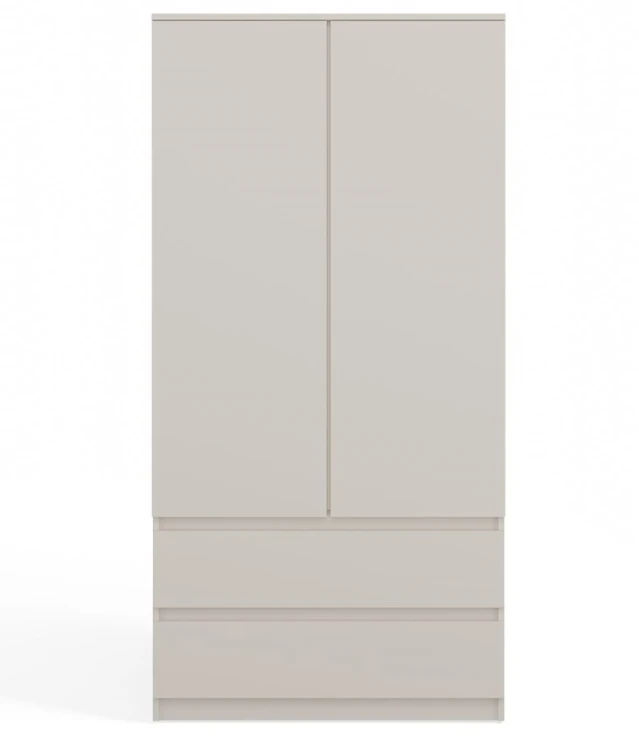 Szafa Malwa SS-90 dwudrzwiowa z szufladami 90 cm kaszmir