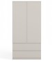 Szafa Malwa SS-90 dwudrzwiowa z szufladami 90 cm kaszmir