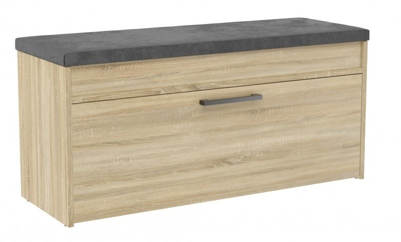 Szafka na buty Parma z siedziskiem i schowkiem 100 cm dąb sonoma
