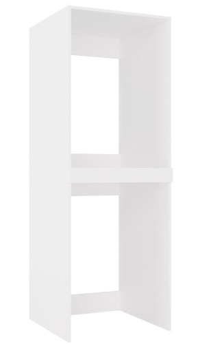 Szafka łazienkowa Pola Twin słupek na pralkę i suszarkę 64 cm biały mat