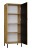 Witryna Kamaro Slim 1-drzwiowa z ryflowanym frontem 53 cm dąb artisan