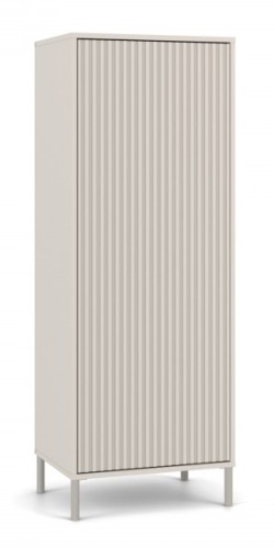 Witryna Kamaro Slim 1-drzwiowa z ryflowanym frontem 53 cm kaszmir