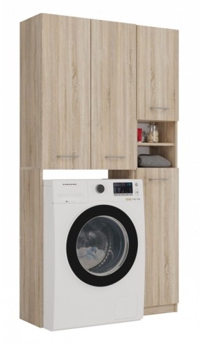 Zestaw mebli łazienkowych Marpol DD z regałem i szafką 96 cm dąb sonoma