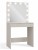 Toaletka Marina Slim z lustrem LED i szufladami do sypialni 81 cm kaszmir