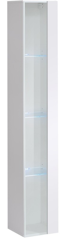 Witryna Switch WW 1 wisząca wysoka do salonu biały