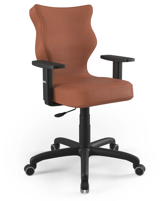 Krzesło biurowe obrotowe do biurka Arco wzrost 159-188 cm czarna podstawa kółka - Vega 2