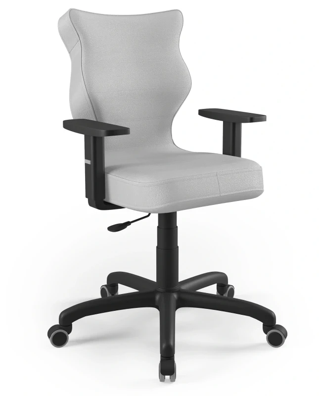 Krzesło biurowe obrotowe do biurka Arco wzrost 159-188 cm czarna podstawa kółka - Vega 3