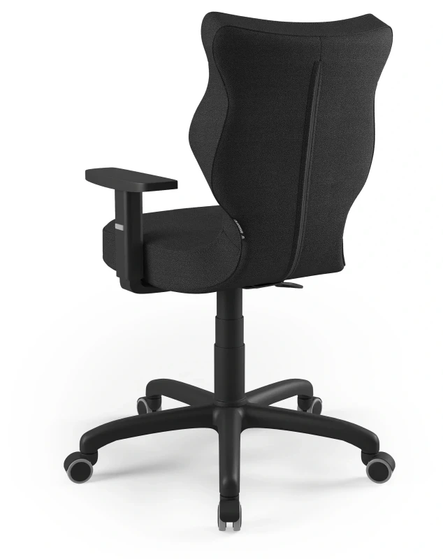 Krzesło biurowe obrotowe do biurka Arco wzrost 159-188 cm czarna podstawa kółka - Solar 1