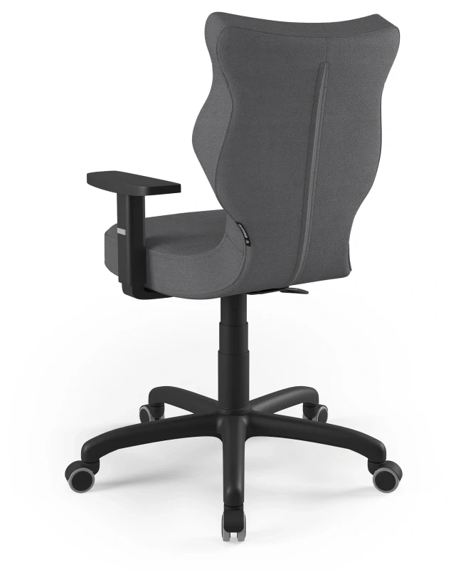 Krzesło biurowe obrotowe do biurka Arco wzrost 159-188 cm czarna podstawa kółka - Solar 33