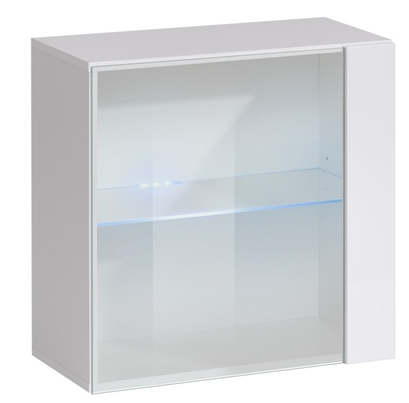 Witryna Switch WW 3 wisząca do salonu biały