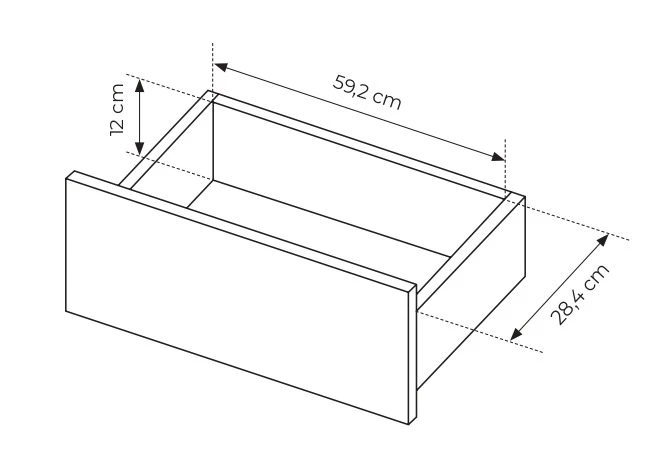 Stolik kawowy Senso kwadratowy z szufladą na metalowych nóżkach 68 cm beżowy