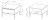 Stolik kawowy Senso kwadratowy z szufladą na metalowych nóżkach 68 cm czarny