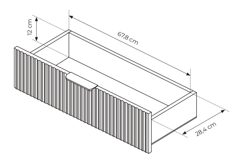 Zestaw mebli do sypialni Lante łóżko szafa komoda stoliki nocne beżowy