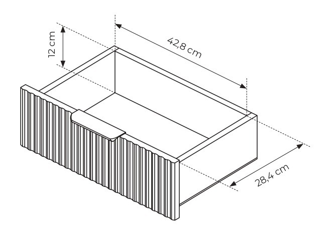 Zestaw mebli do sypialni Lante łóżko szafa komoda stoliki nocne beżowy