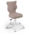 Krzesło dziecięce obrotowe do biurka Petit wzrost 119-159 cm biała podstawa kółka - Jasmine 8