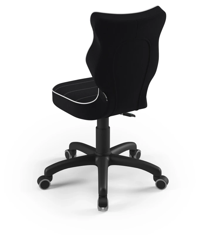 Krzesło dziecięce obrotowe do biurka Petit wzrost 119-159 cm czarna podstawa kółka - Jasmine 1
