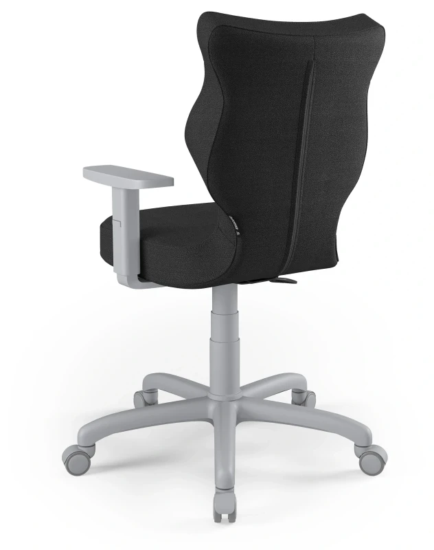 Krzesło biurowe obrotowe do biurka Arco wzrost 159-188 cm szara podstawa kółka - Solar 1