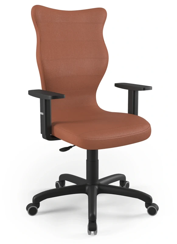 Krzesło biurowe obrotowe do biurka Arco wzrost powyżej 188 cm czarna podstawa kółka - Vega 2