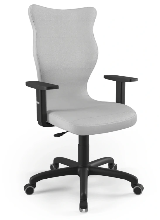 Krzesło biurowe obrotowe do biurka Arco wzrost powyżej 188 cm czarna podstawa kółka - Vega 3