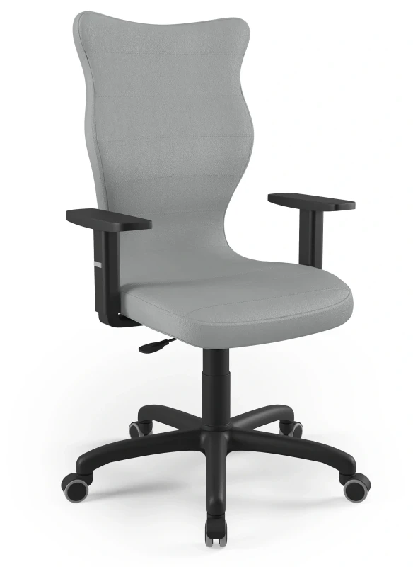 Krzesło biurowe obrotowe do biurka Arco wzrost powyżej 188 cm czarna podstawa kółka - Vega 33