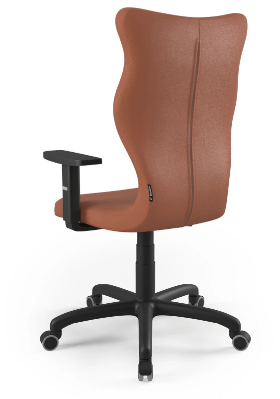 Krzesło biurowe obrotowe do biurka Arco wzrost powyżej 188 cm czarna podstawa kółka - Vega 2