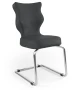 Krzesło konferencyjne ergonomiczne Nero wzrost 159-188 cm chromowana podstawa - Vega 17