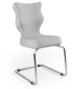 Krzesło konferencyjne ergonomiczne Nero wzrost 159-188 cm chromowana podstawa - Vega 3