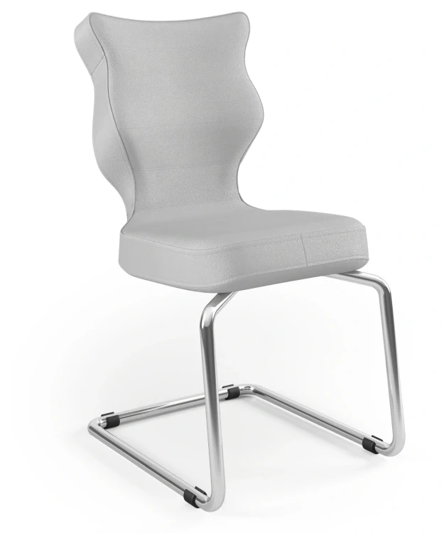 Krzesło konferencyjne ergonomiczne Nero wzrost 159-188 cm chromowana podstawa - Vega 3