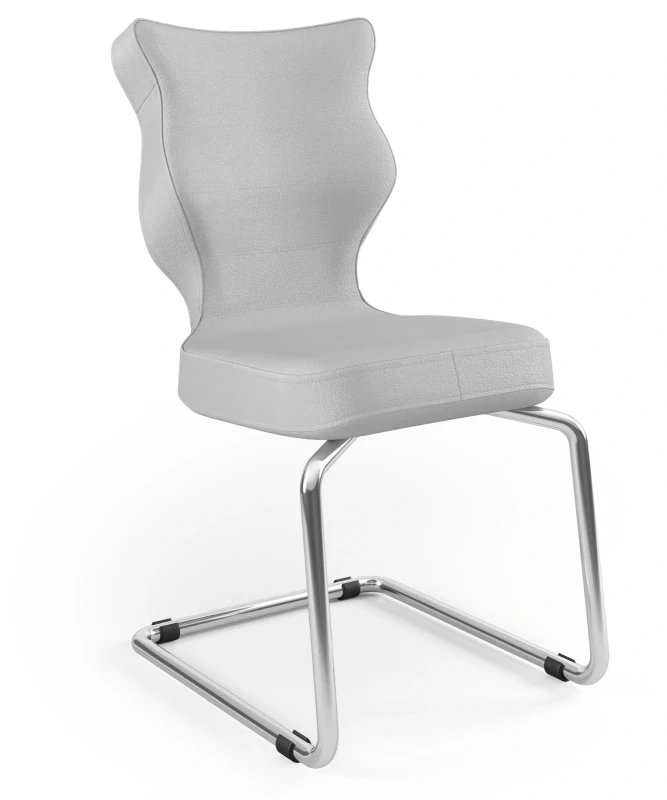 Krzesło konferencyjne ergonomiczne Nero wzrost 159-188 cm chromowana podstawa - Vega 3