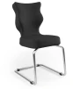 Krzesło konferencyjne ergonomiczne Nero wzrost 159-188 cm chromowana podstawa - Solar 1