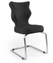 Krzesło konferencyjne ergonomiczne Nero wzrost 159-188 cm chromowana podstawa - Solar 1