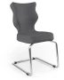 Krzesło konferencyjne ergonomiczne Nero wzrost 159-188 cm chromowana podstawa - Solar 33