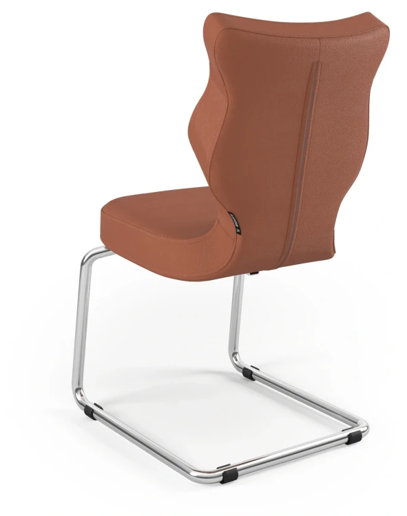 Krzesło konferencyjne ergonomiczne Nero wzrost 159-188 cm chromowana podstawa - Vega 2