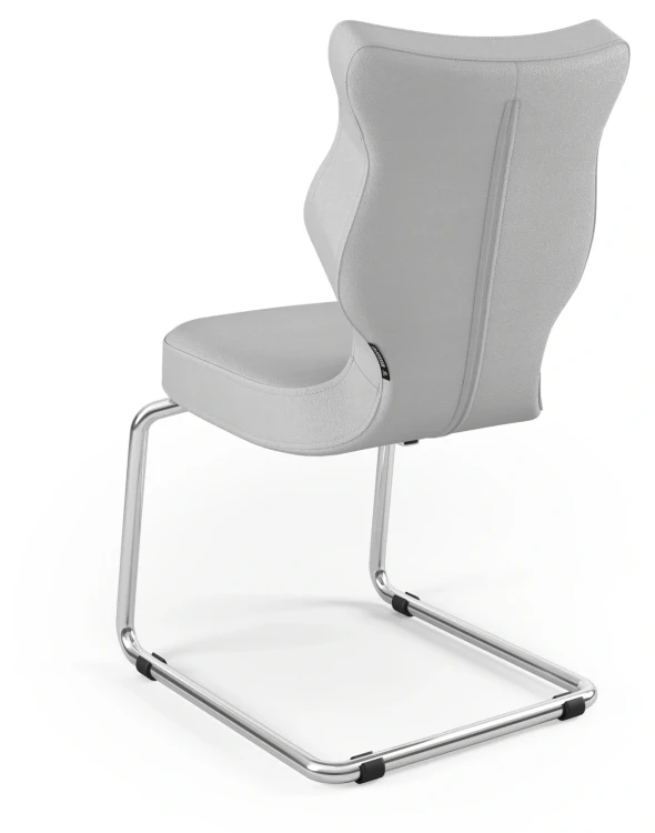 Krzesło konferencyjne ergonomiczne Nero wzrost 159-188 cm chromowana podstawa - Vega 3