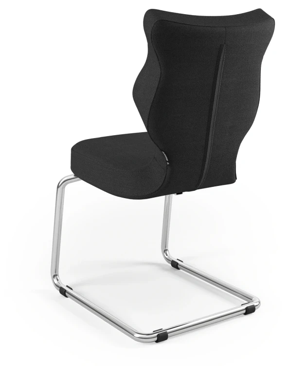 Krzesło konferencyjne ergonomiczne Nero wzrost 159-188 cm chromowana podstawa - Solar 1