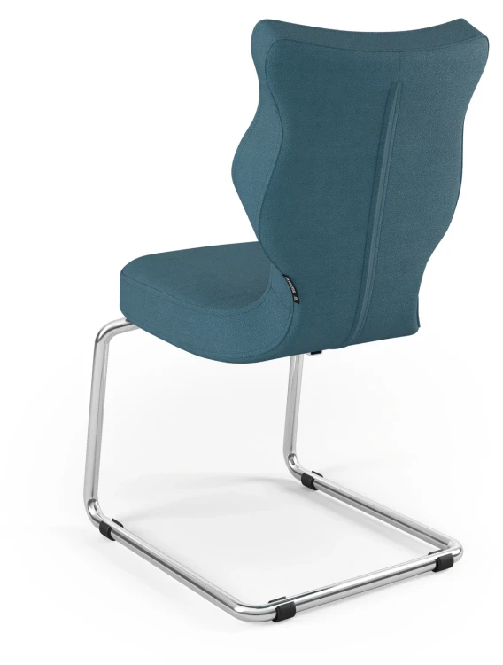 Krzesło konferencyjne ergonomiczne Nero wzrost 159-188 cm chromowana podstawa - Solar 6